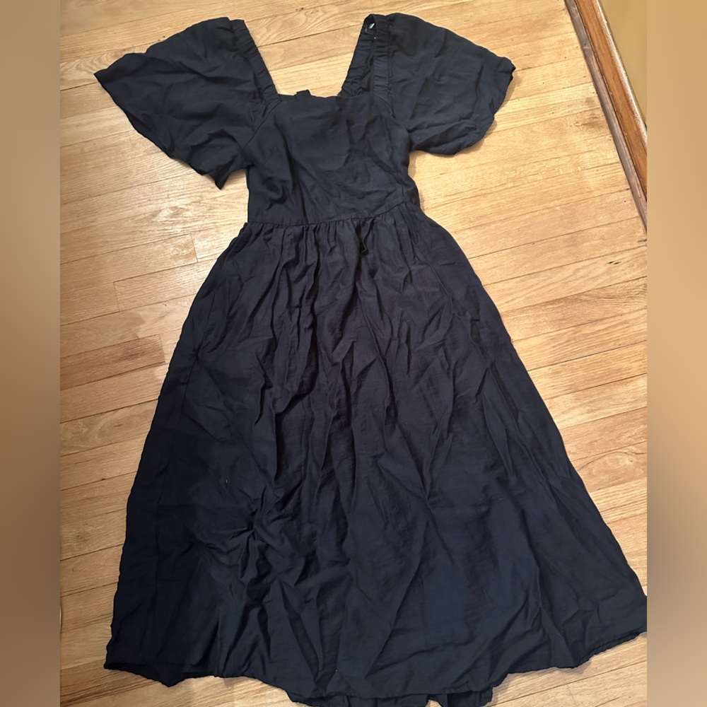 Open Back Midi Dress